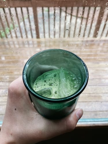 Customer photo review of FLUR Iced Coffee Glasses