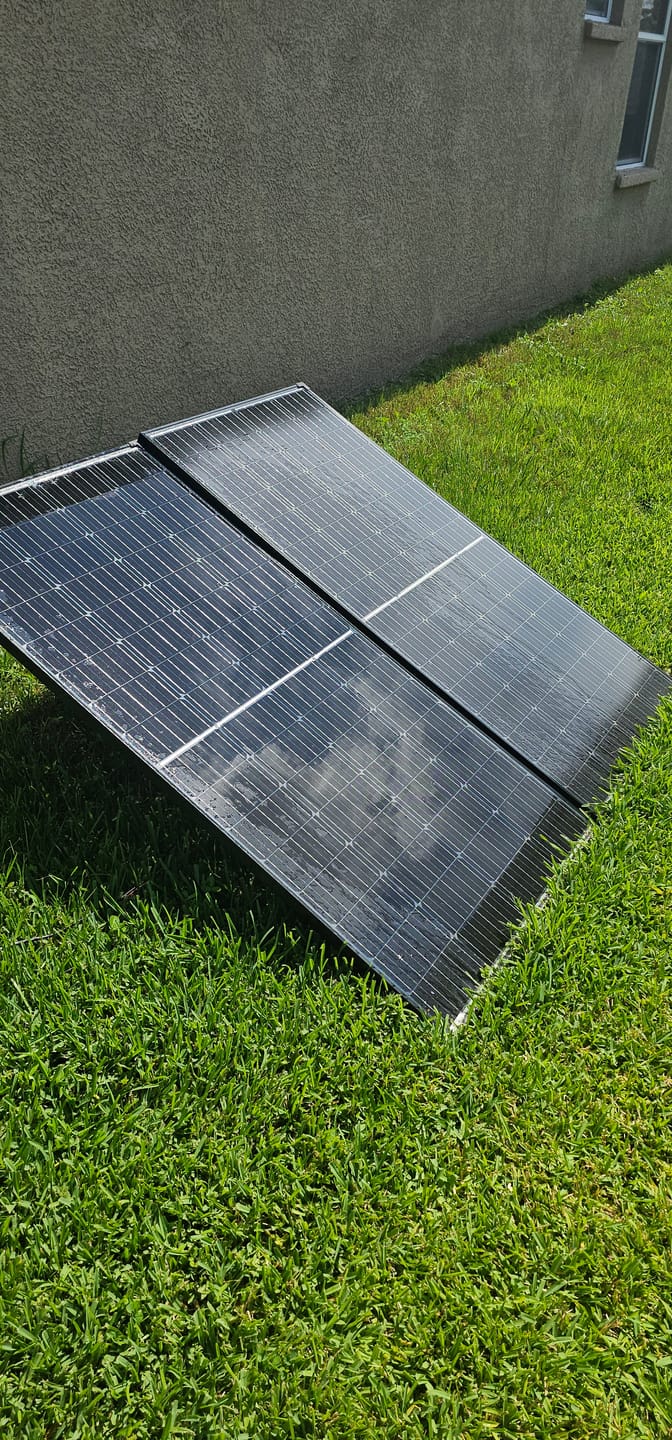 Customer photo review of 200 Watt Bifacial Solar Panel
