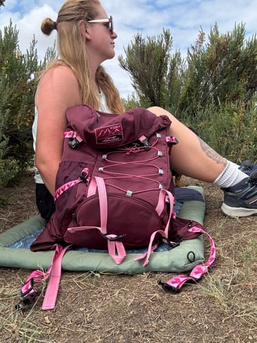 Customer photo review of Walkies Ready® Hiking Backpack