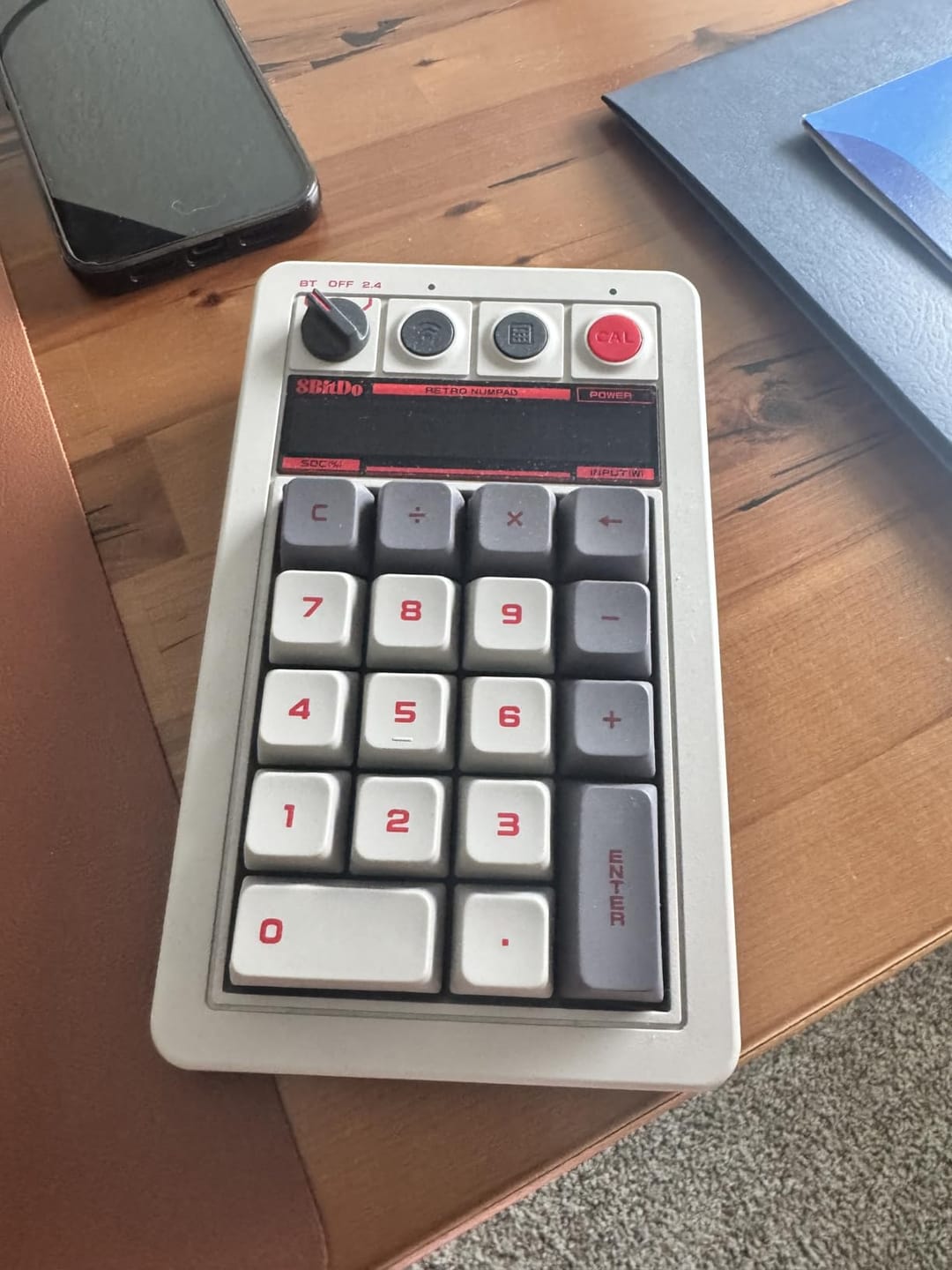 Customer photo review of Teclado numérico mecánico 8BitDo Retro 18 Inalambrico Pc Android