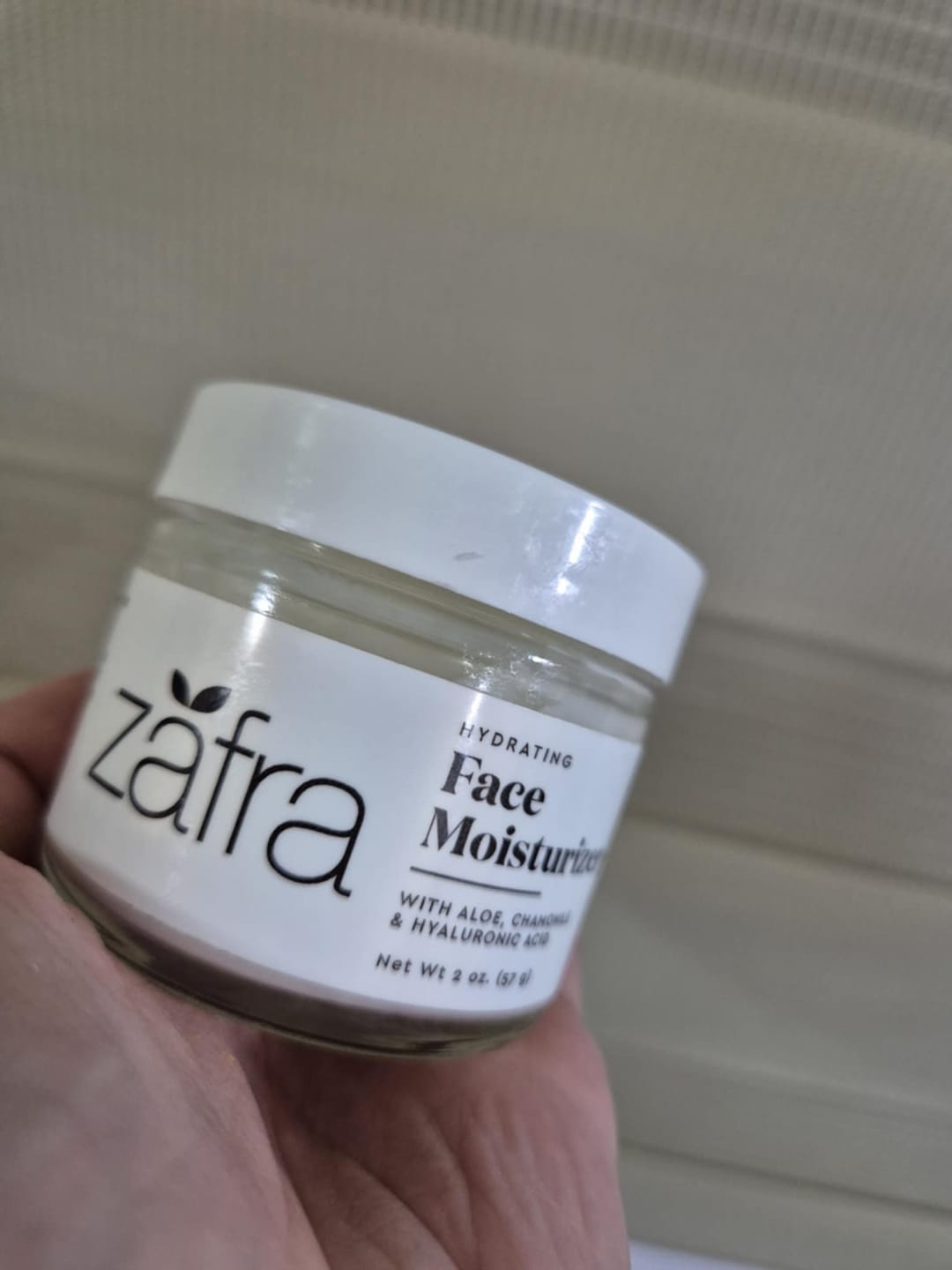 Customer photo review of Zafra Hydrating Face Moisturizer