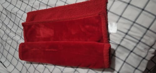 Coperta ripiegata e pronta al lavaggio