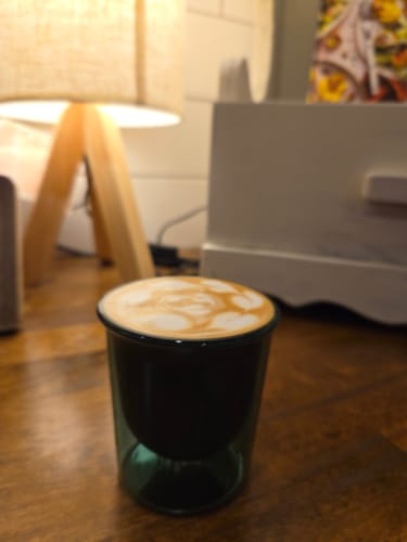 Customer photo review of FLUR Cortado Glasses