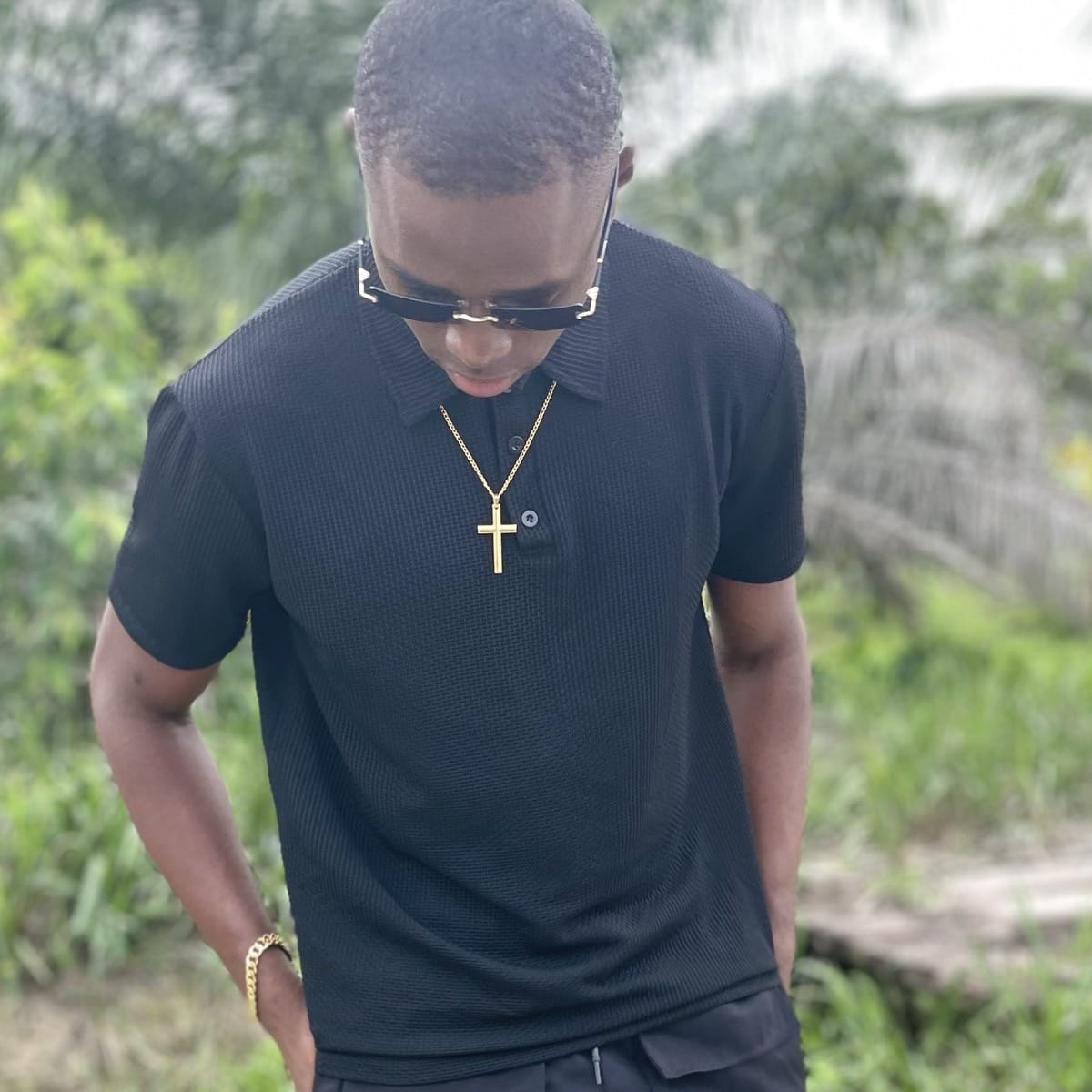 Customer photo review of Capri - Men's Ultra Comfortable Polo Shirt