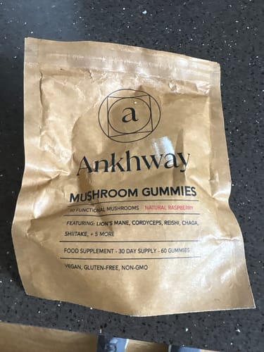 Customer photo review of Mushroom Gummies