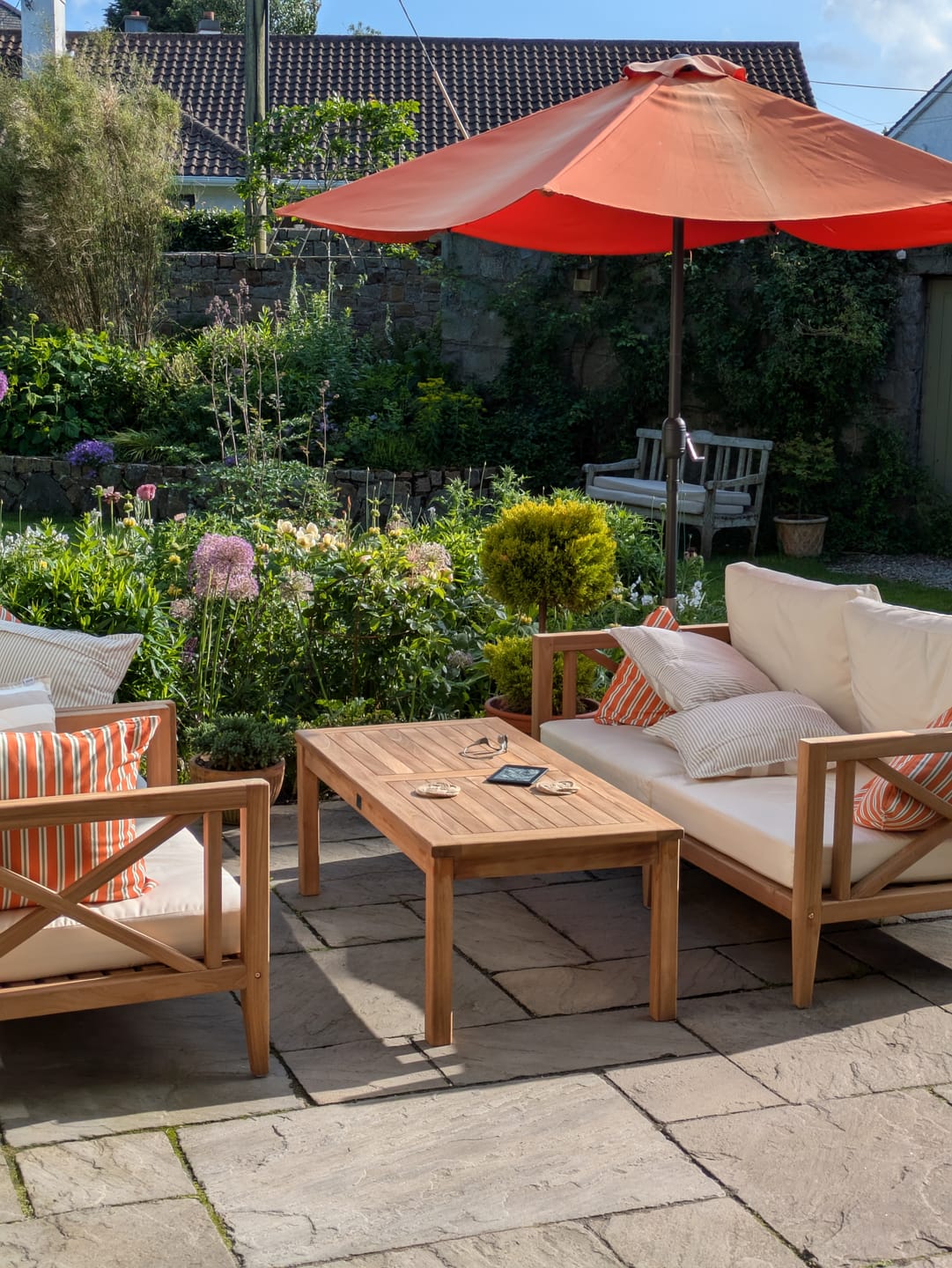 Customer photo review of Amalfi Teak Sofa Set
