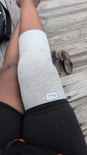 Customer photo review of Premium Bamboo Knee Sleeve (Single)