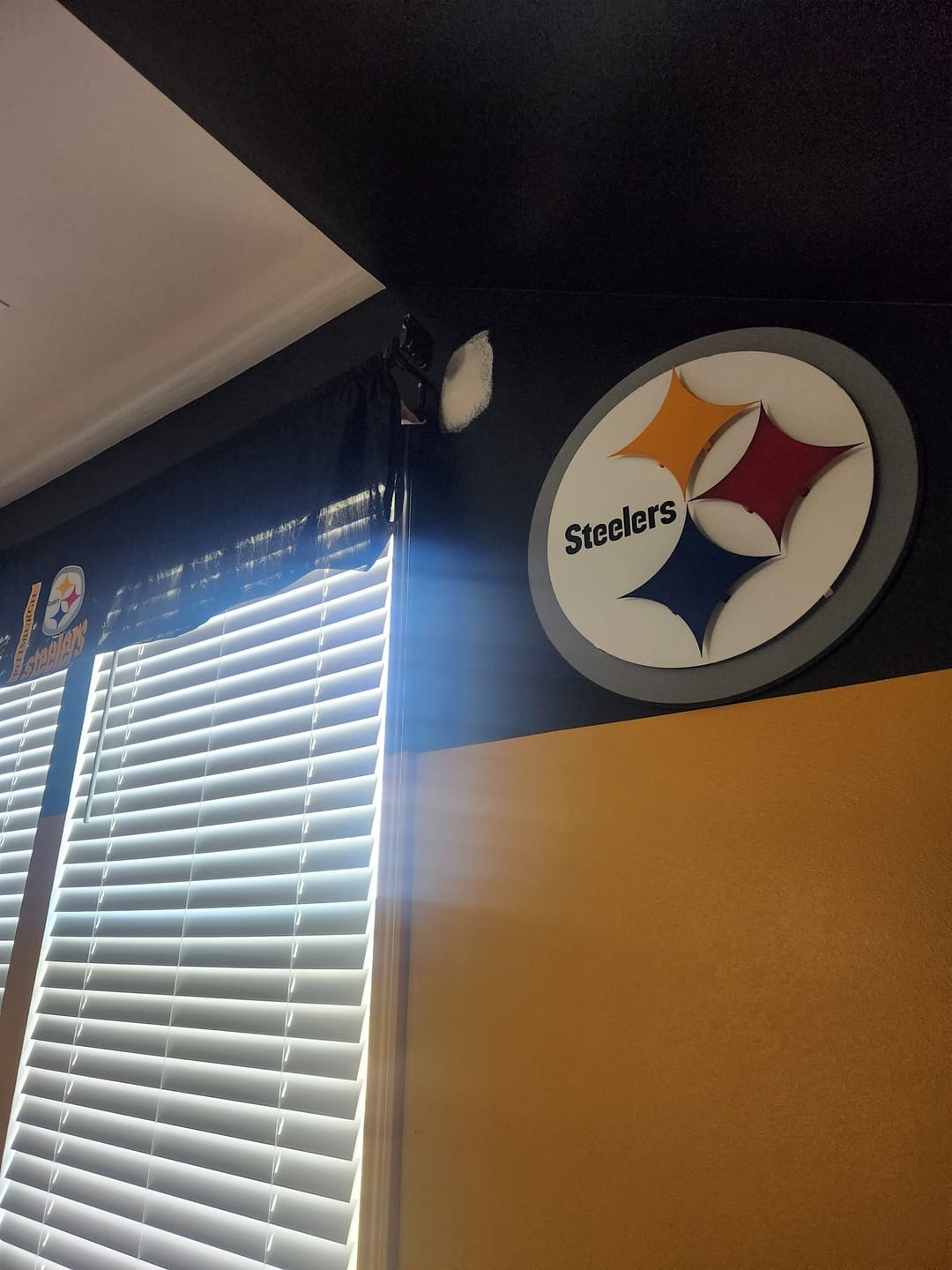 Customer photo review of Pittsburgh Steelers "Steelmark" 3D Vintage Metal Wall Art