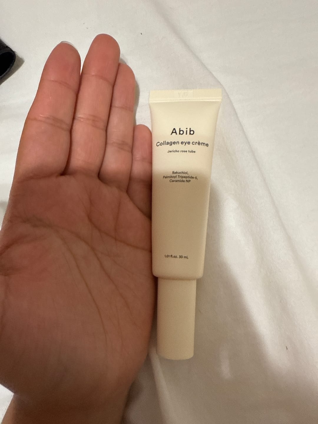 Customer photo review of Collagen Eye Crème Jericho Rose Tube