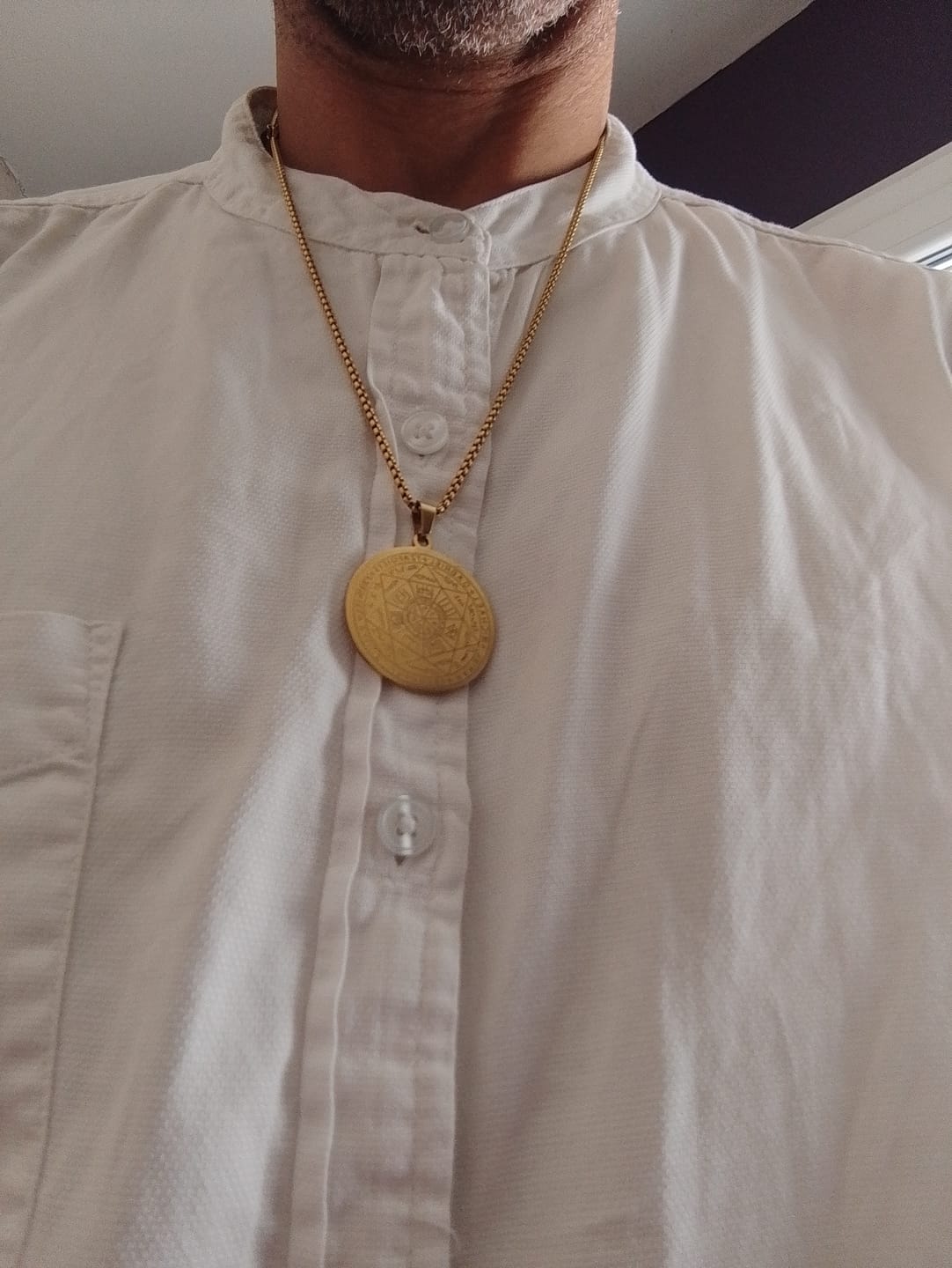 Customer photo review of Pendentif Sceau des 7 Archanges