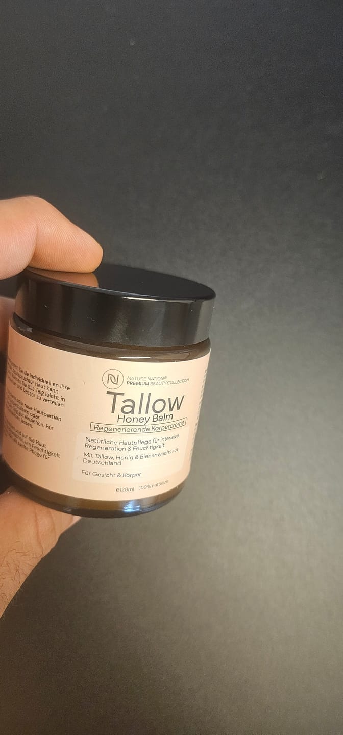 Customer photo review of Tallow Rindertalg Creme Honig – 100% natürliche Hautpflege