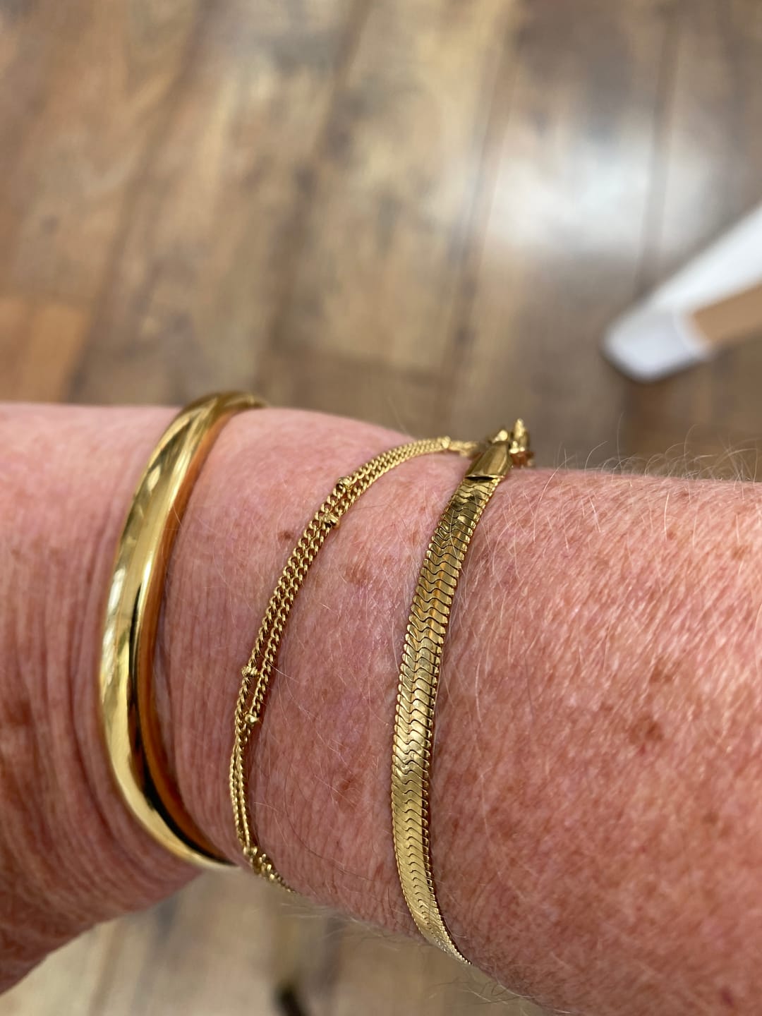 Customer photo review of Wave Bangle