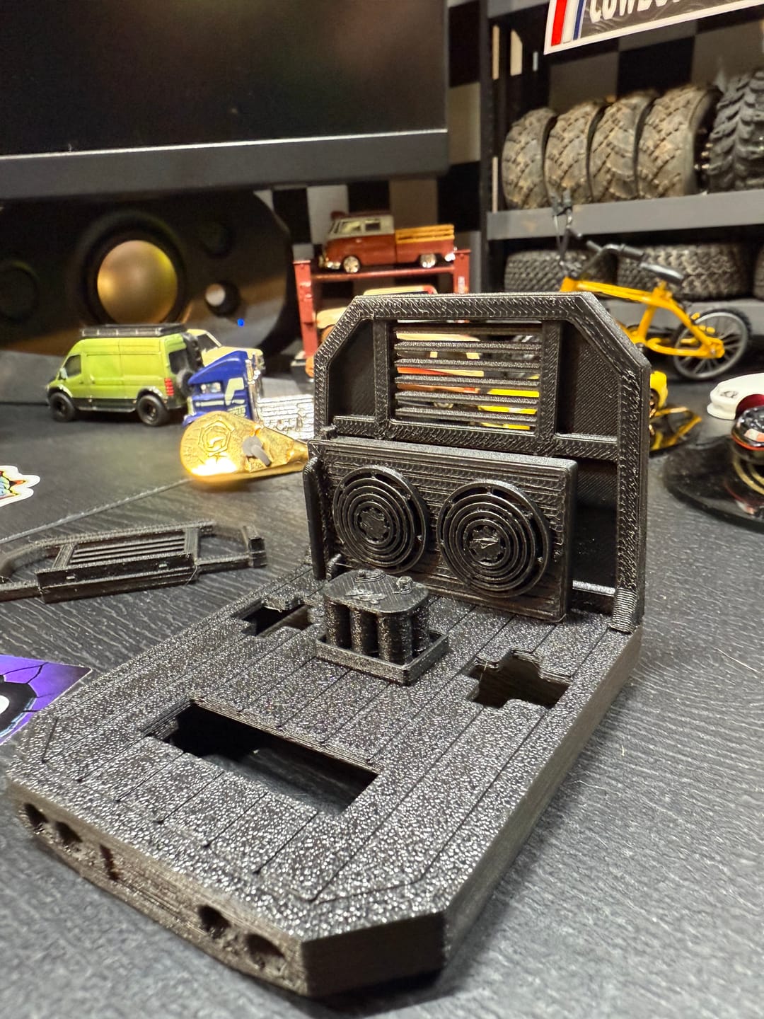 Customer photo review of Matte Black PETG Filament 1.75mm 1kg