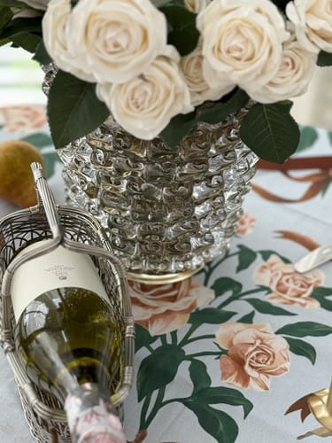 Customer photo review of Amara Spike Glass Vase Cognac