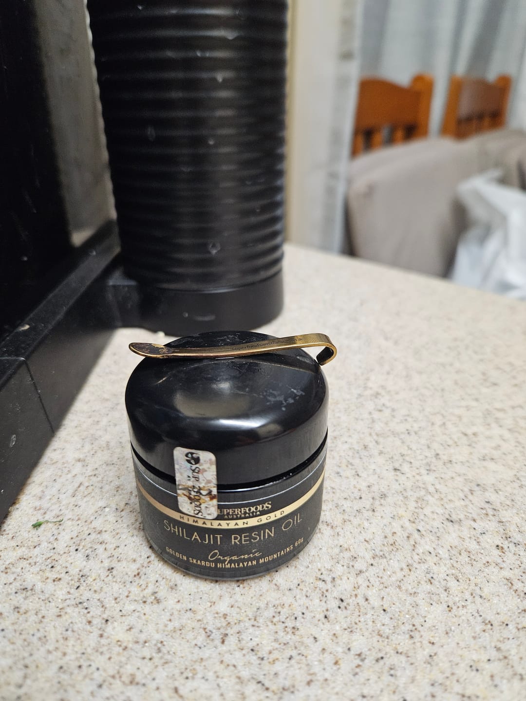 Customer photo review of Shilajit Resin Oil Himalayan Gold