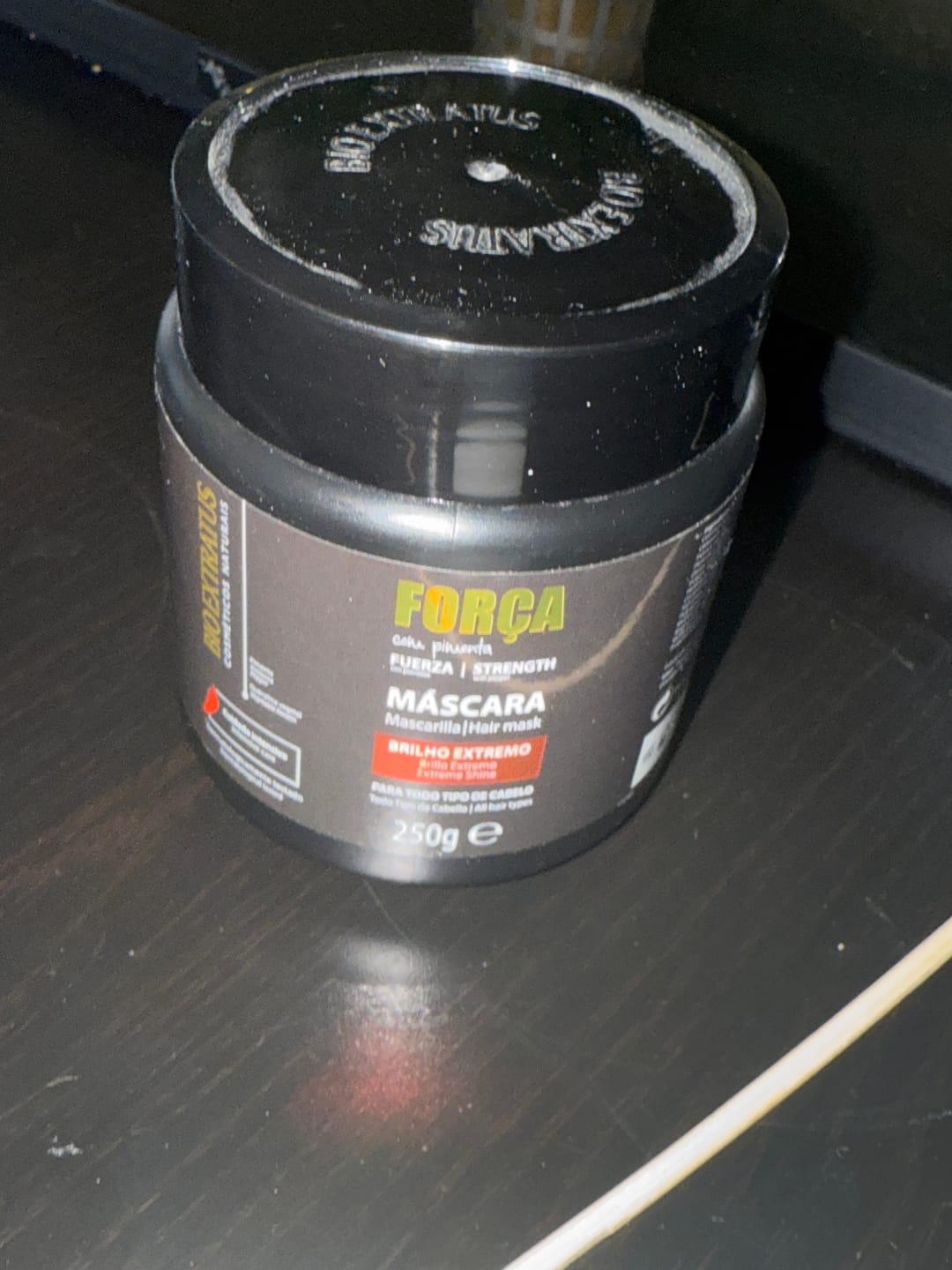 Customer photo review of Máscara força c/ pimenta bio extratus 250g