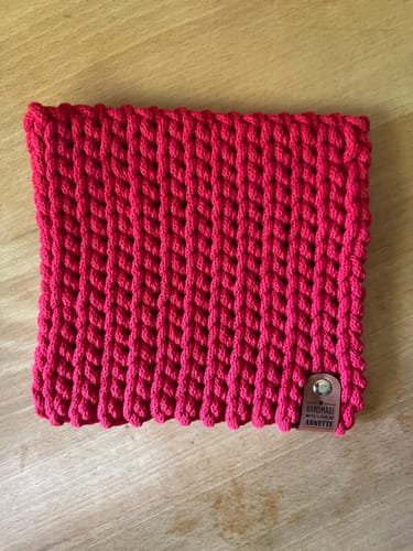 Customer photo review of Kunstleder-Labels mit Chicago Screws - Personalisierte Labels