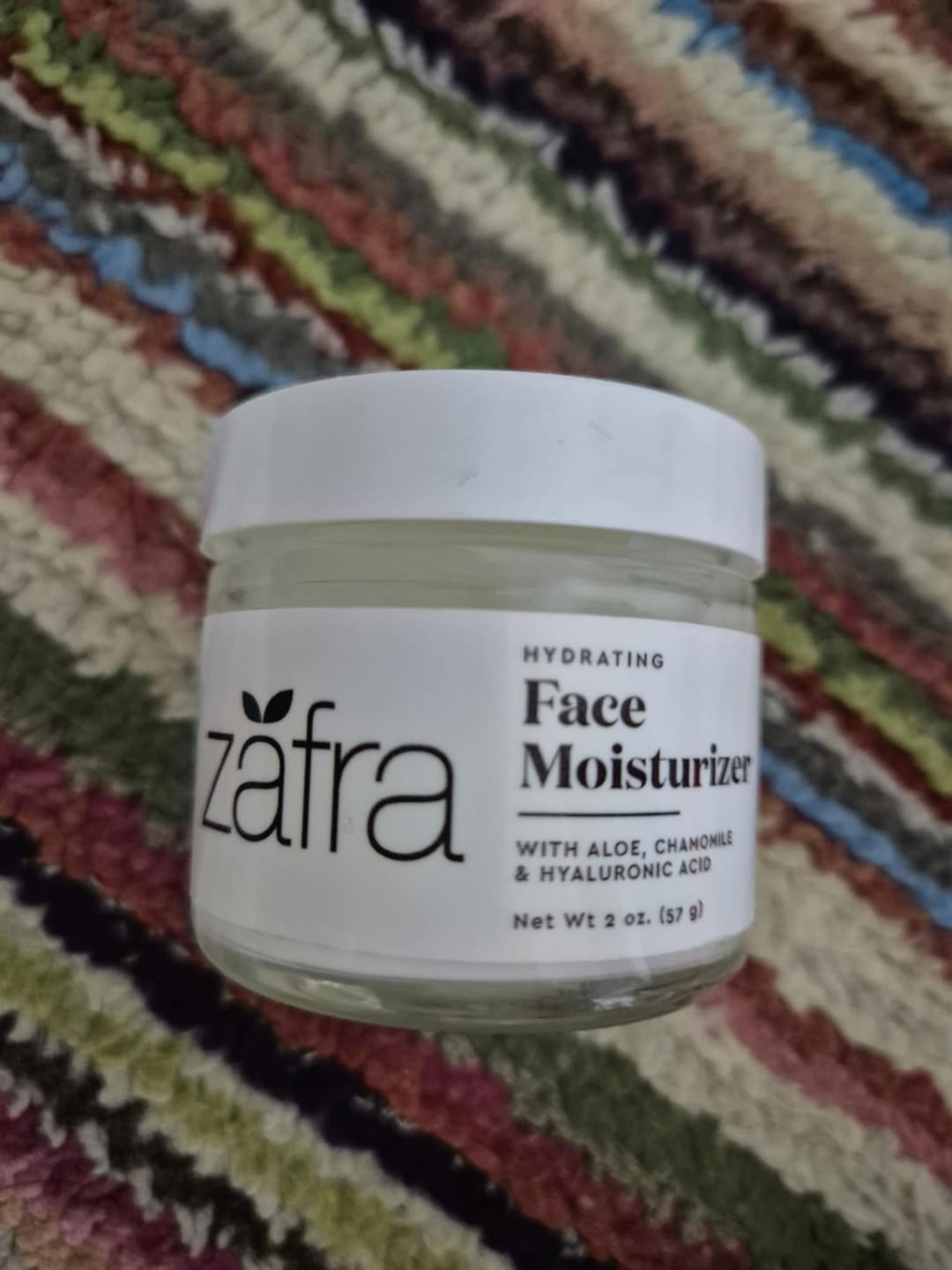 Customer photo review of Zafra Hydrating Face Moisturizer