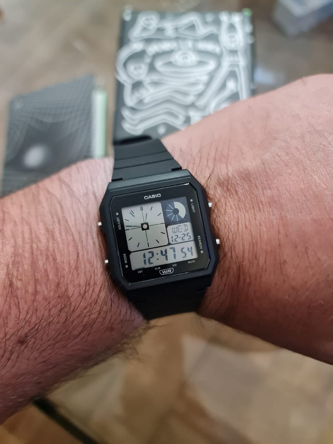 Customer photo review of Reloj Casio Vintage LF-20W-1ADF Twin-Graph Reissue Resina