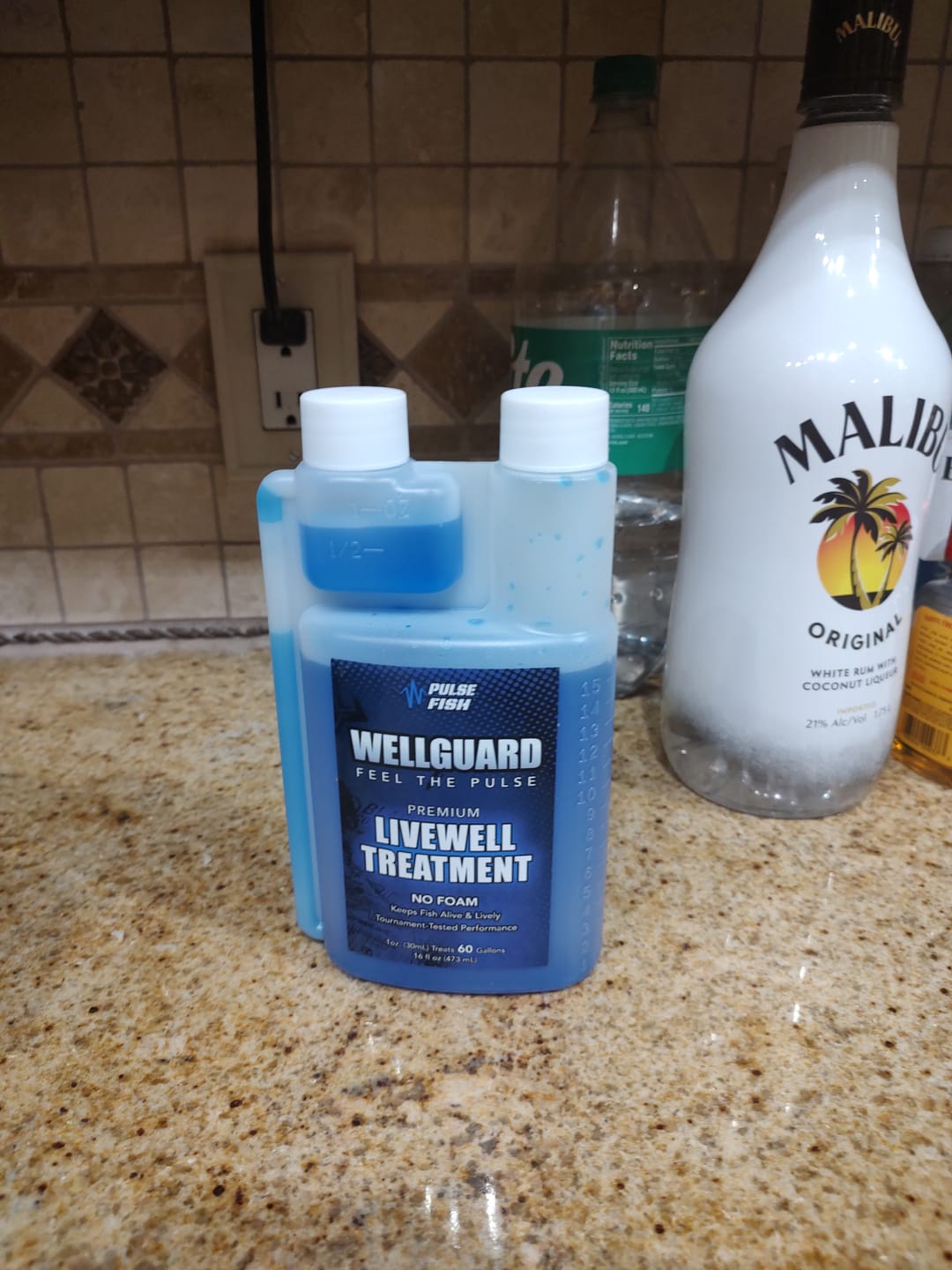 Customer photo review of 16 oz. WellGuard – Premium Livewell Treatment