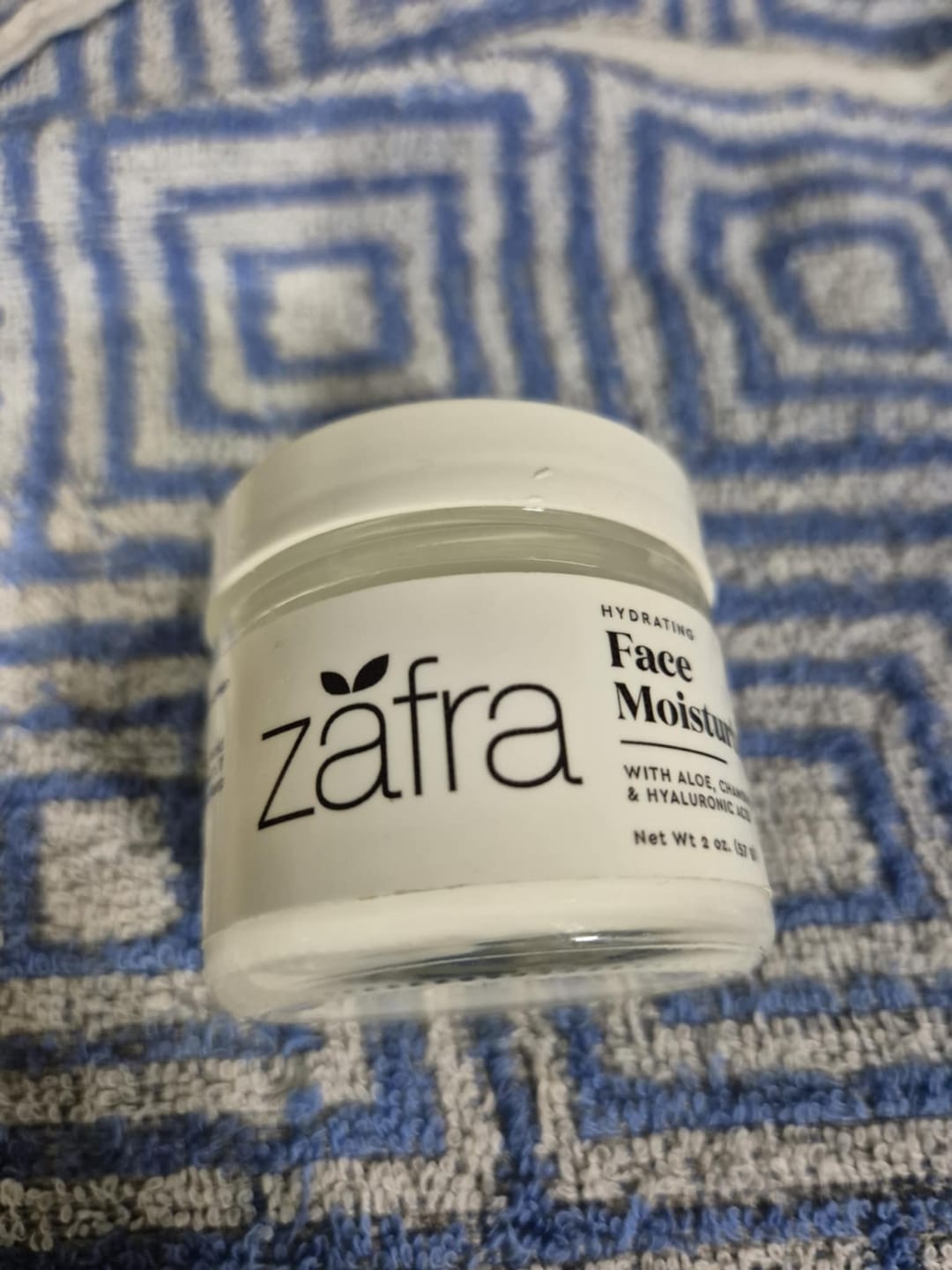 Customer photo review of Zafra Hydrating Face Moisturizer
