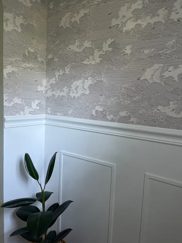 Customer photo review of Eijffinger 366061 Palila Cream Cloud Wallpaper