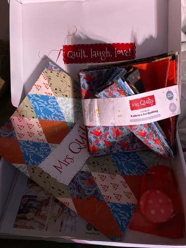 Customer photo review of Mrs Quilty Subscription Box 4