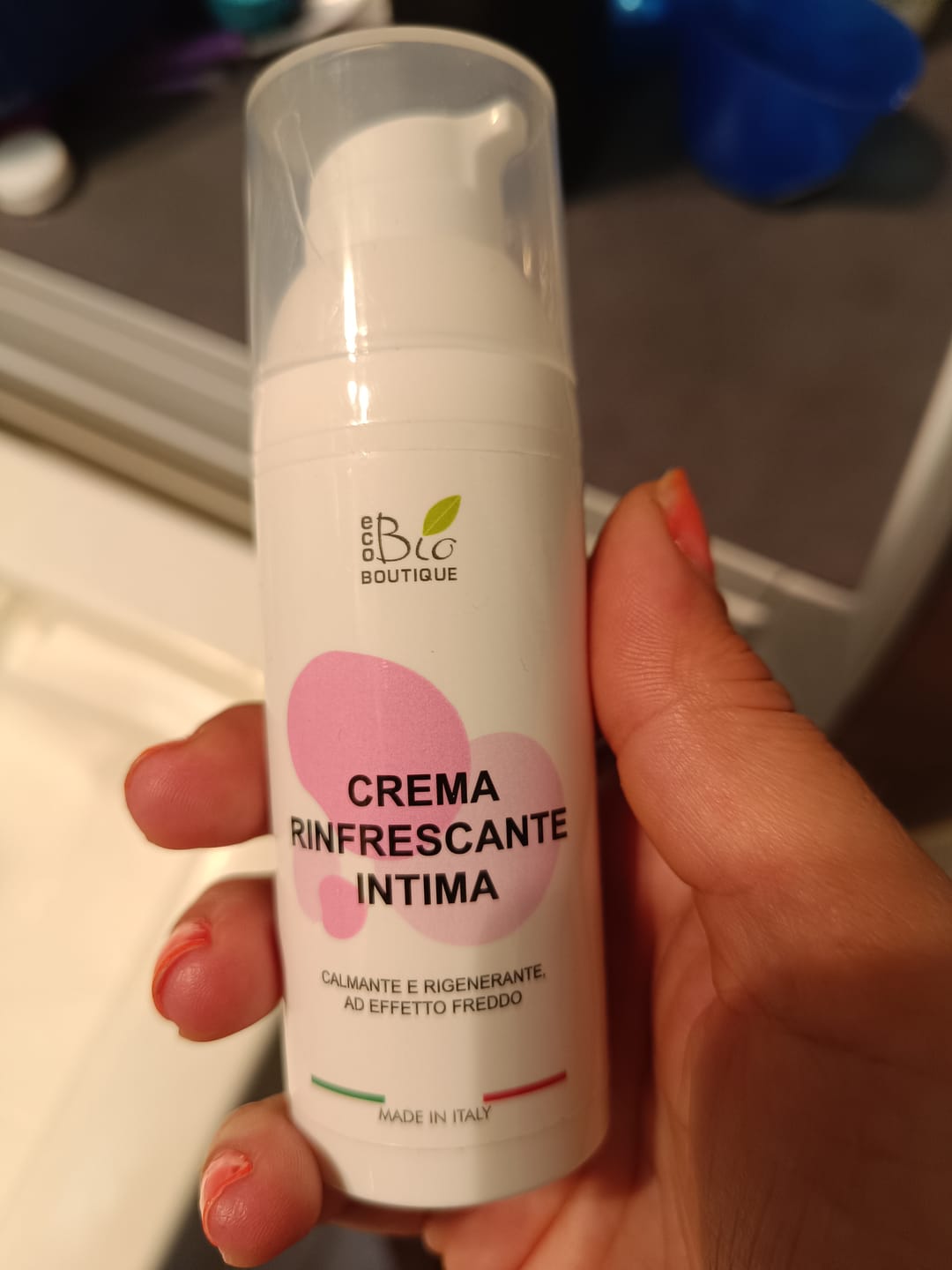 Customer photo review of Crema Rinfrescante Intima