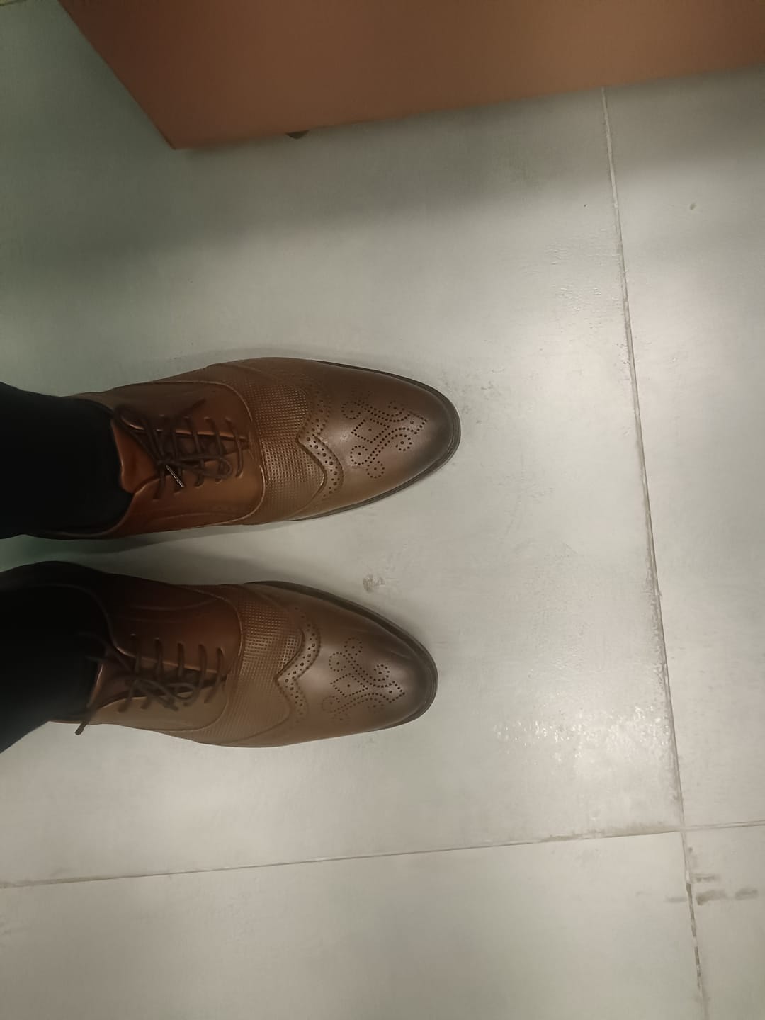 Customer photo review of Bacca Bucci VICTORIA Formal Shoes with Superior Comfort | All Day Wear Office Or Party Lace-up Shoes