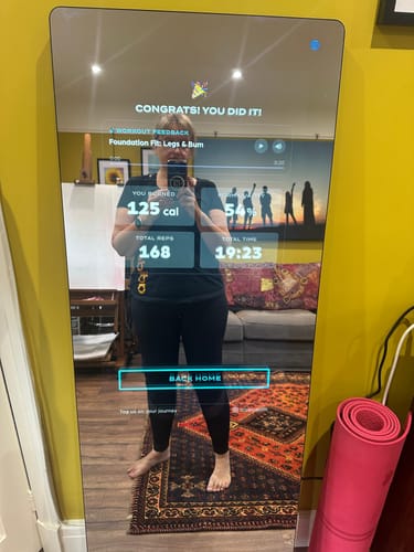 Customer photo review of MAGIC AI: Fitness Smart Mirror