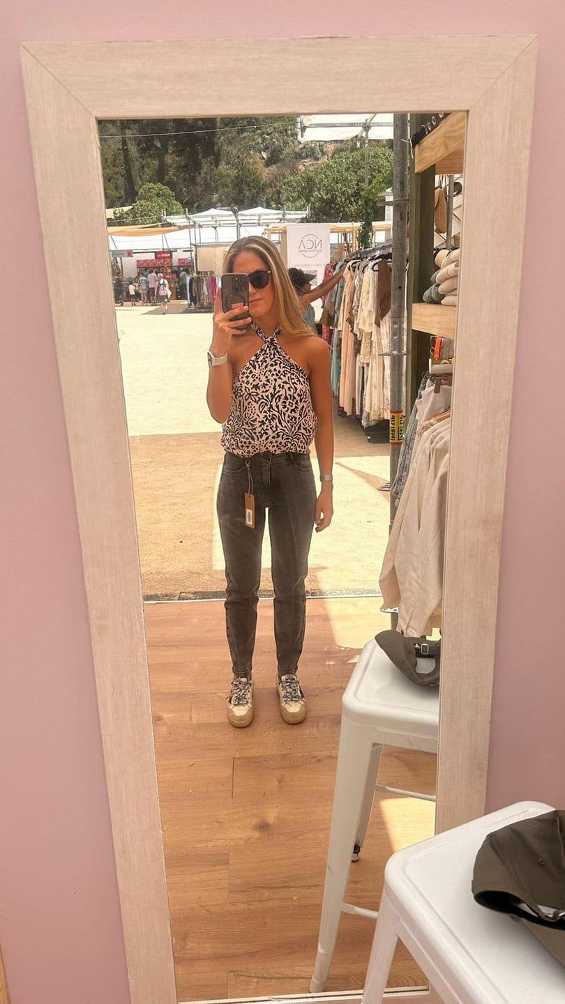 Customer photo review of Pantalón Andorra Gray R