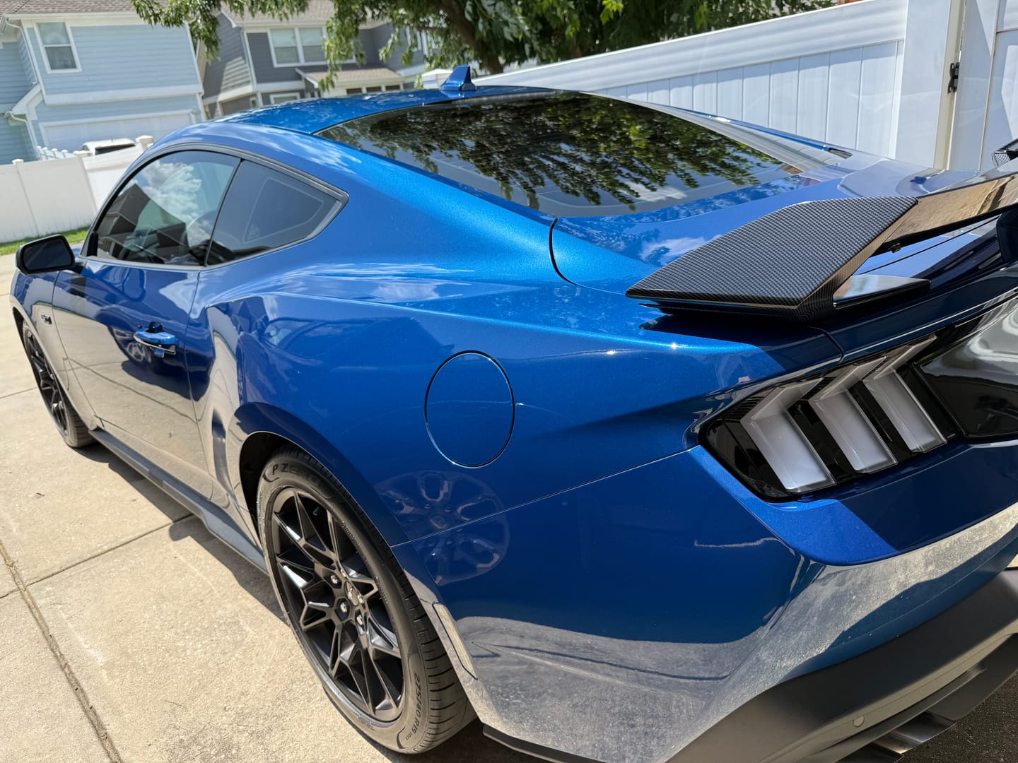 Customer photo review of 2024 + Ford Mustang S650 Euro Style Taillights Amber Turn Signal Sequential