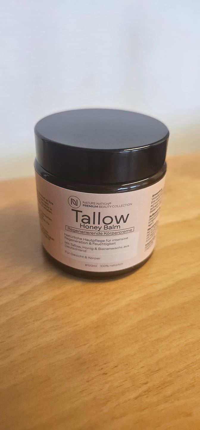 Customer photo review of Tallow Rindertalg Creme Honig – 100% natürliche Hautpflege