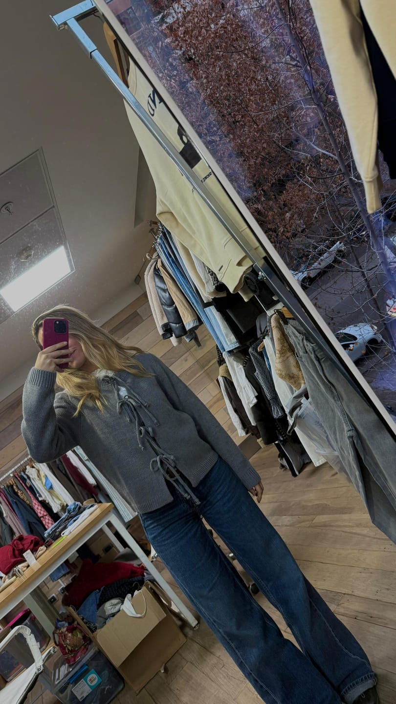 Customer photo review of Cardigan Cinta Gray