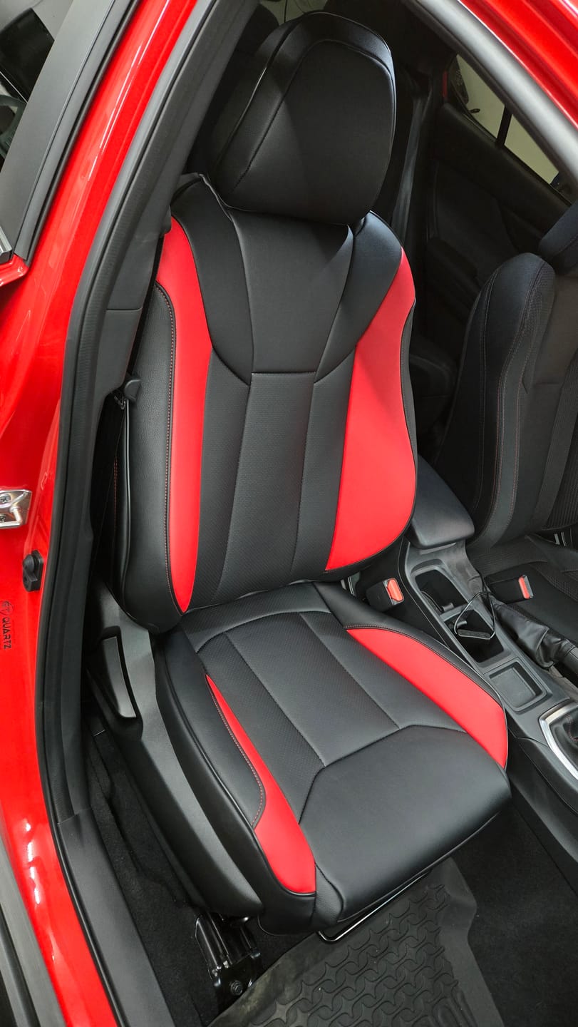 Customer photo review of 2022+ Subaru WRX Premium Custom Seat Covers