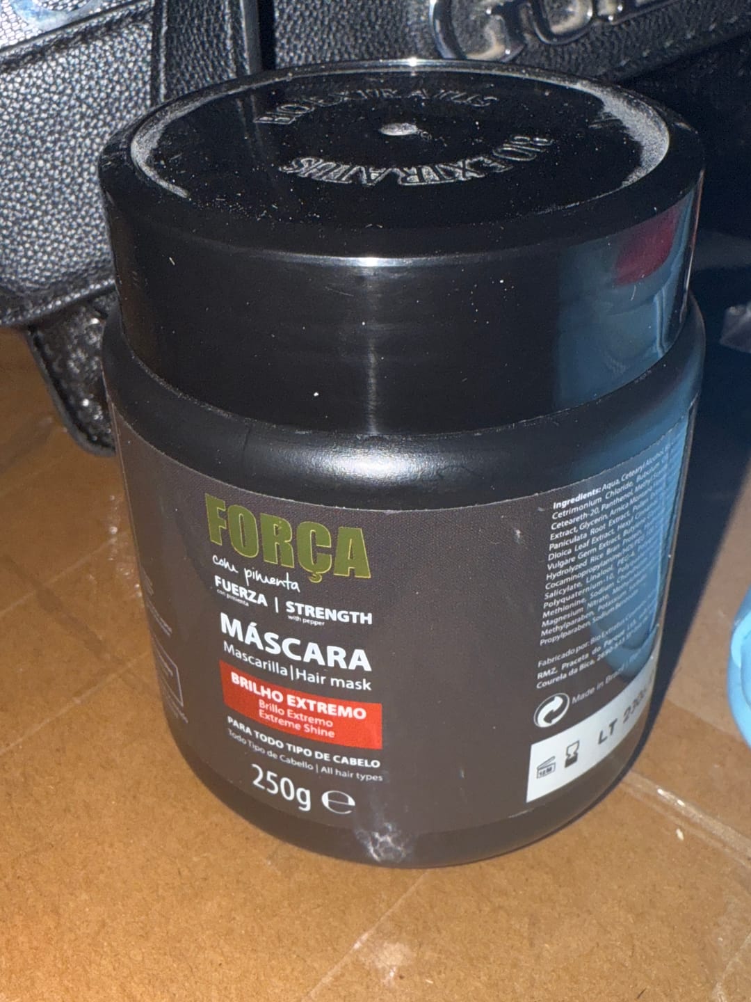 Customer photo review of Máscara força c/ pimenta bio extratus 250g