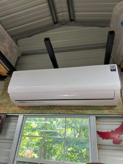 Customer photo review of Vario Series 36000 BTU SEER2 19 Mini-Split Heat Pump AC - Up to 2500 Sq.Ft.