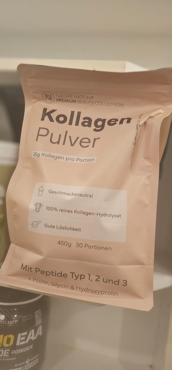Customer photo review of Kollagen Pulver Hydrolysat, 450g - 100% Peptide Typ I, II & III, geschmacksneutral & leicht löslich