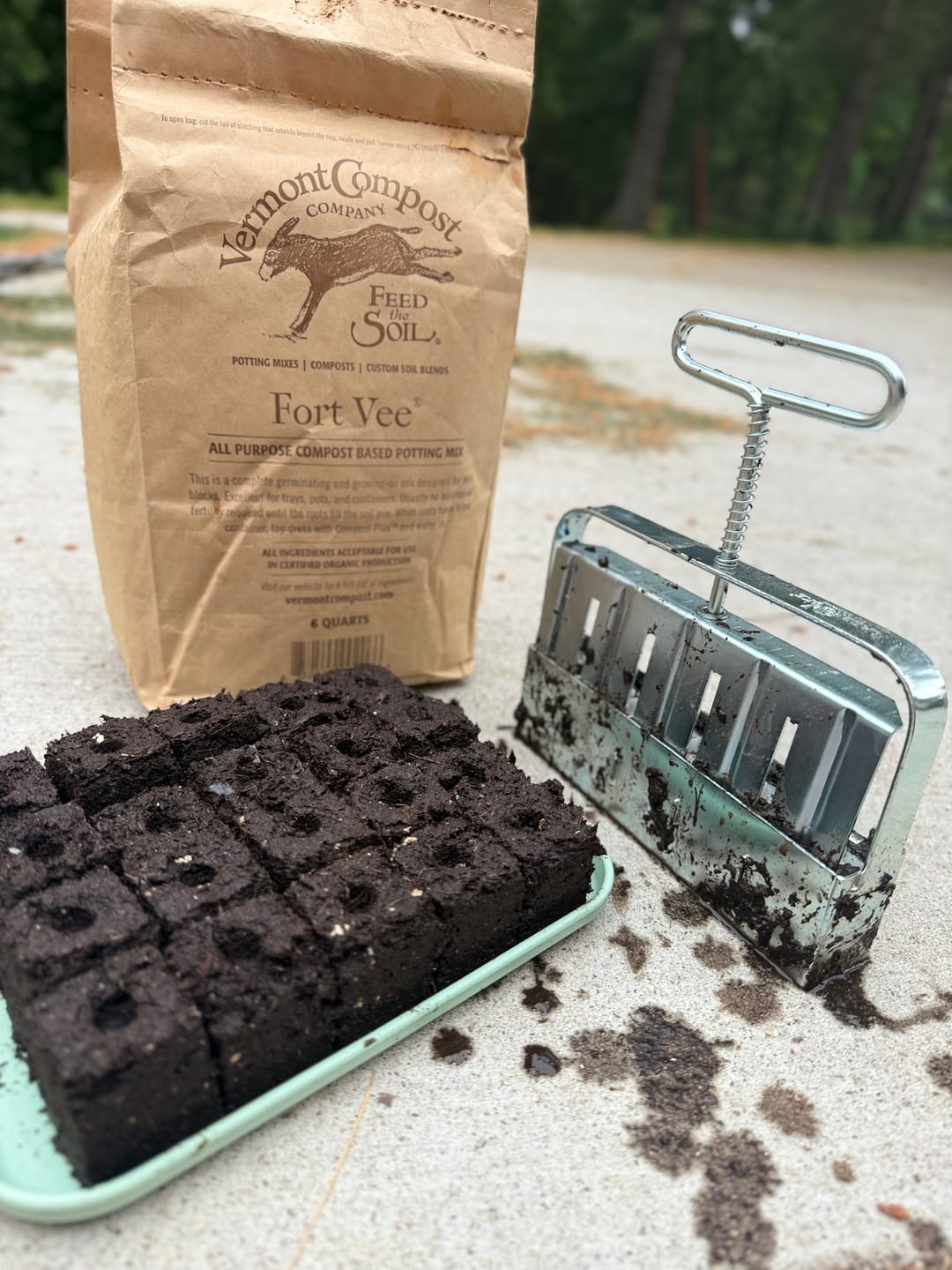 Customer photo review of Soil Blocking Mix*