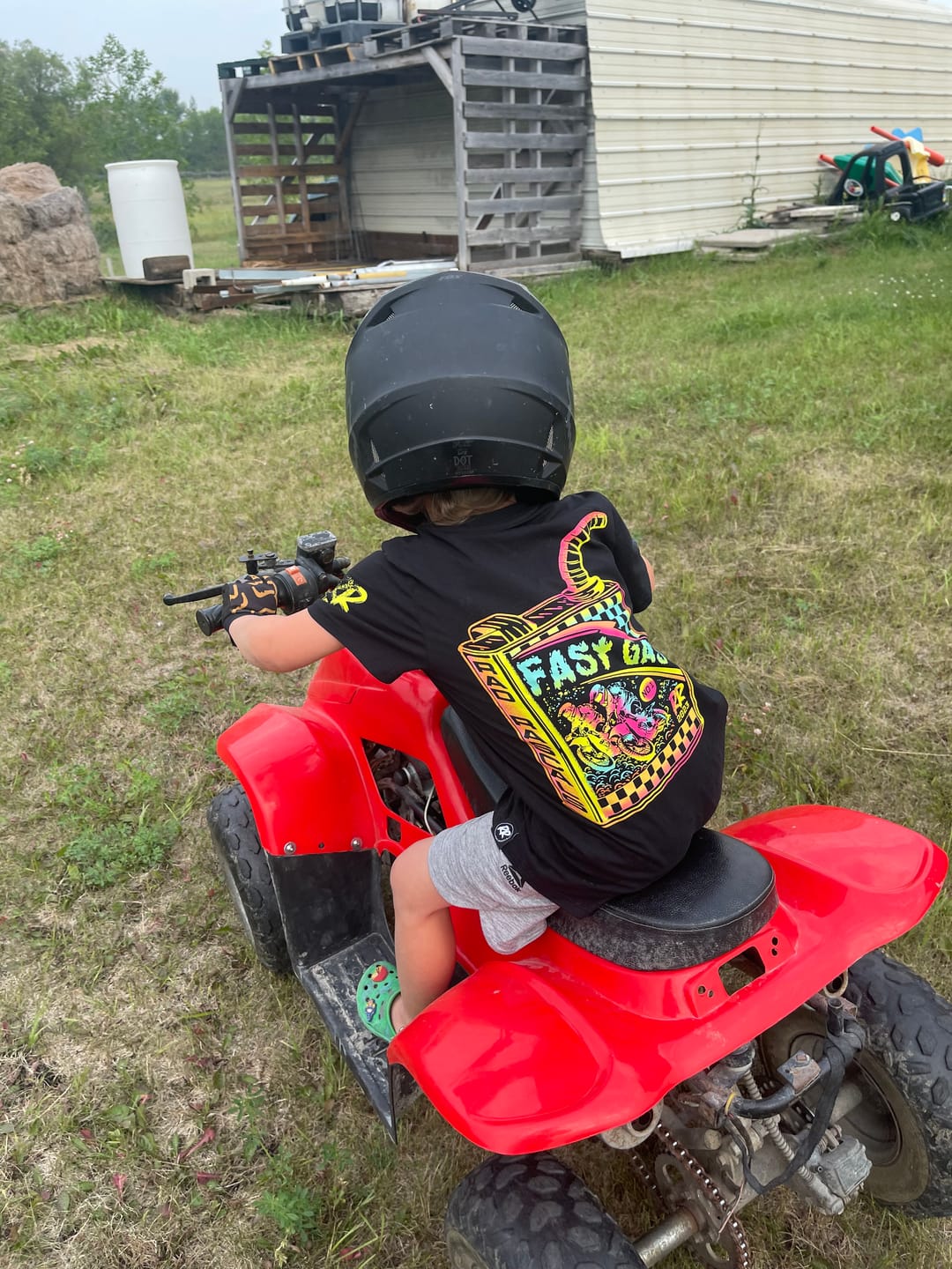 Customer photo review of Fast Gas T-Shirt