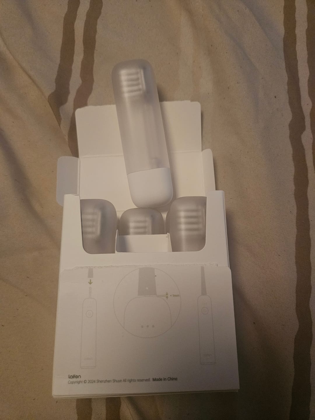 Customer photo review of Laifen Wave Toothbrush Heads