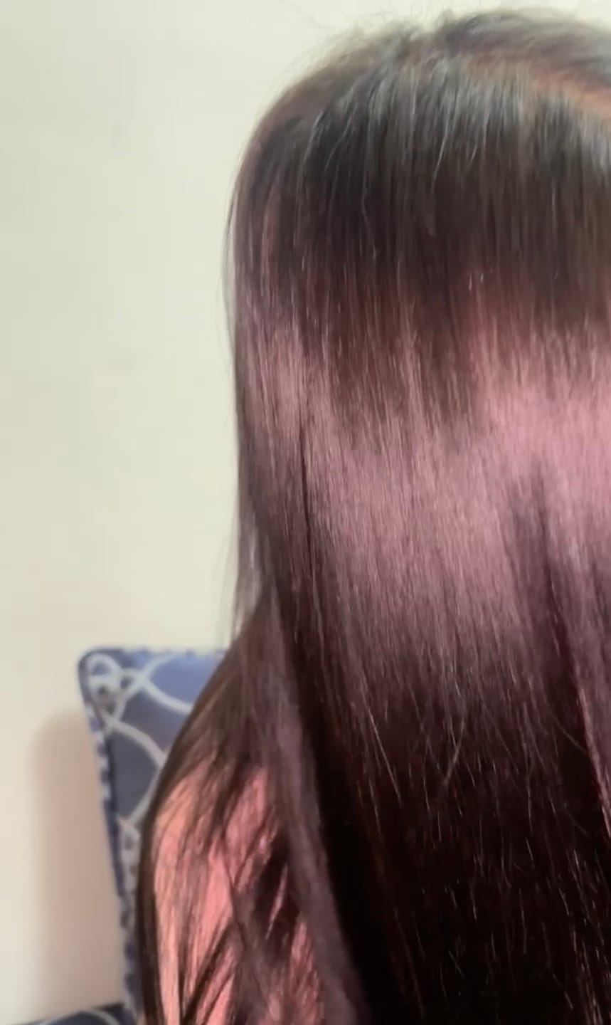 Customer photo review of Kit Lissage Brésilien Kératine & Shampoing Clarifiant Cocoa Brasilis - 2x1L