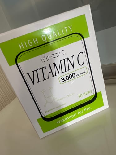 Customer photo review of 高濃度ビタミンC 3,000mg -Wakasapri for Pro.