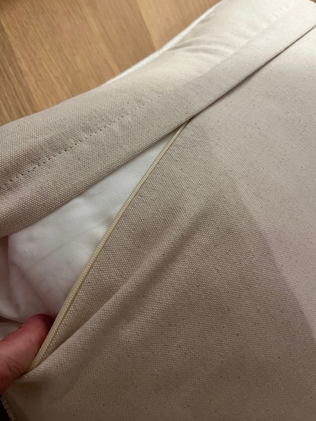 Customer photo review of Premium Faux Down Insert (8 Sizes Available)