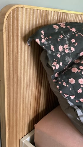 Customer photo review of HORSENS - Tête de lit 160 cm en bois massif