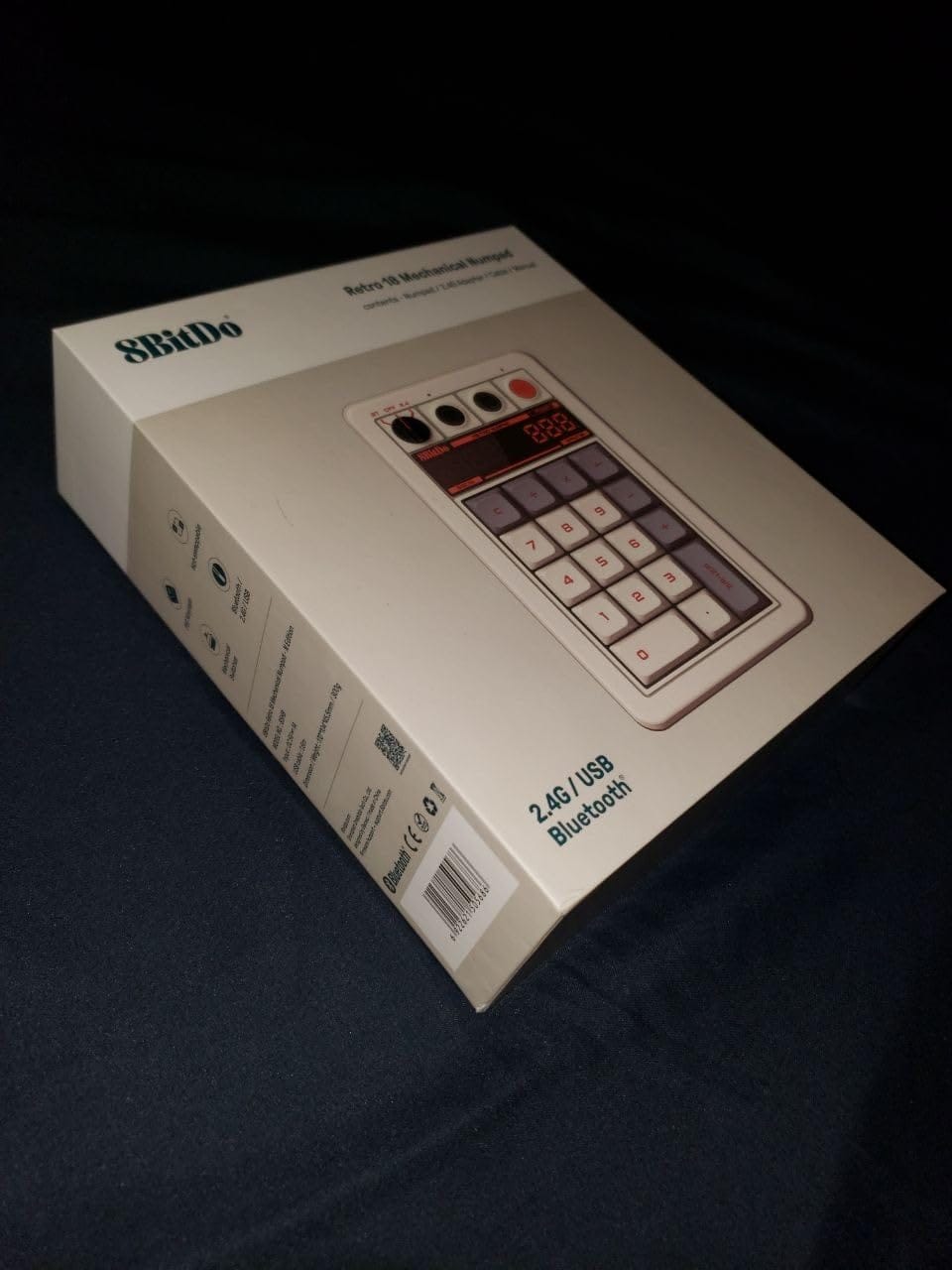 Customer photo review of Teclado numérico mecánico 8BitDo Retro 18 Inalambrico Pc Android