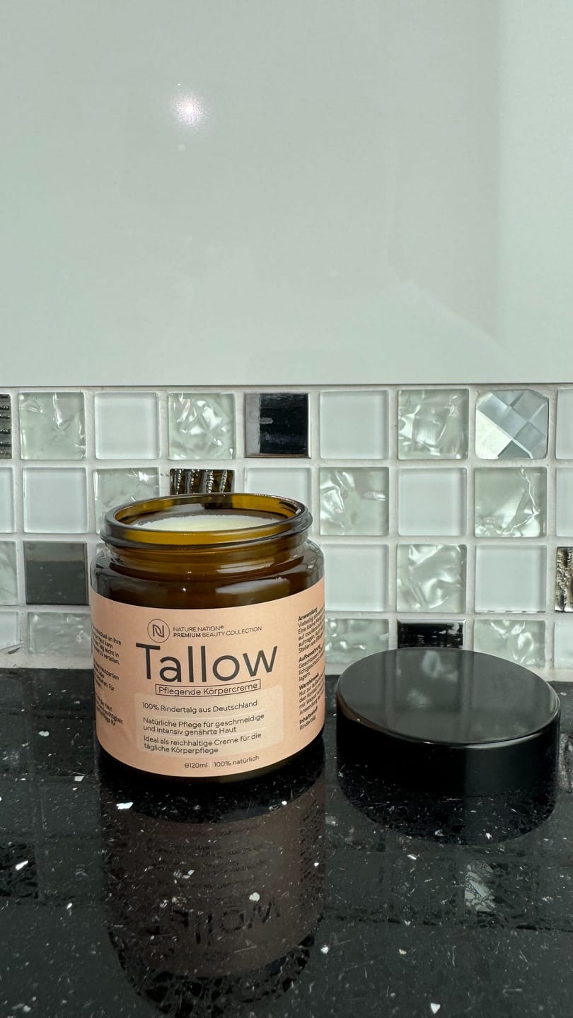 Customer photo review of Tallow Rindertalg Creme Natur – 100% natürliche Hautpflege Unparfümiert
