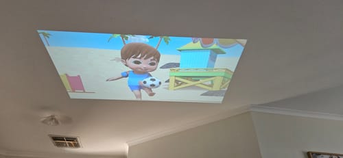 Customer photo review of MovieHub™ Wireless Projector