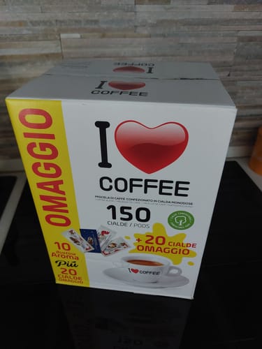 Customer photo review of I LOVE COFFEE - 170 Cialde