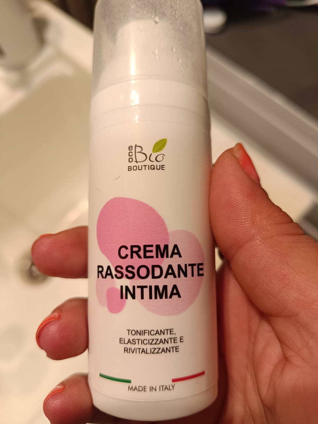 Customer photo review of Crema Rassodante Intima